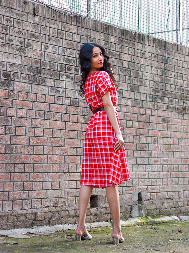 Red Midi Dress