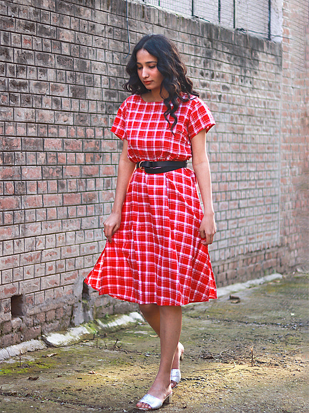 Red Midi Dress