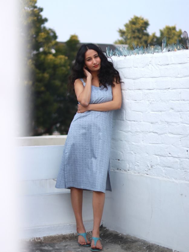 Geometric Slip Dress