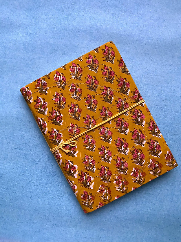 Handblock Print Bahi-khata Diary (A5)