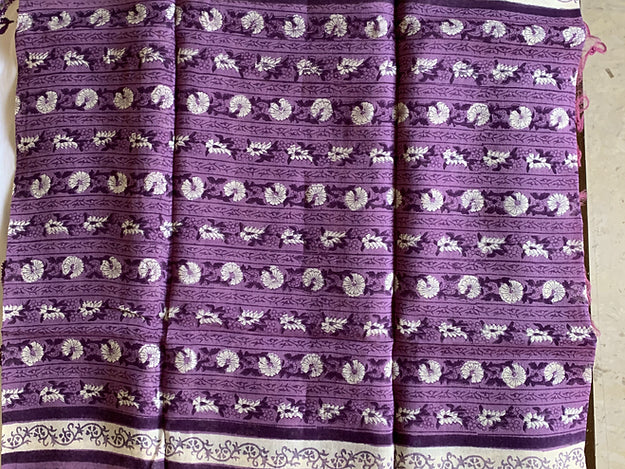 Handblock Print Floral Butti Dupatta