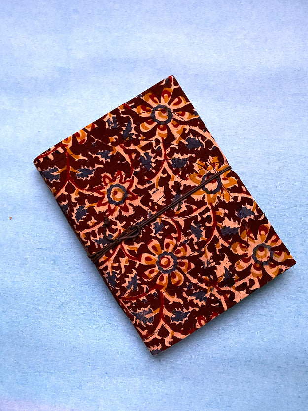 Handblock Print Bahi-khata Diary (A5)