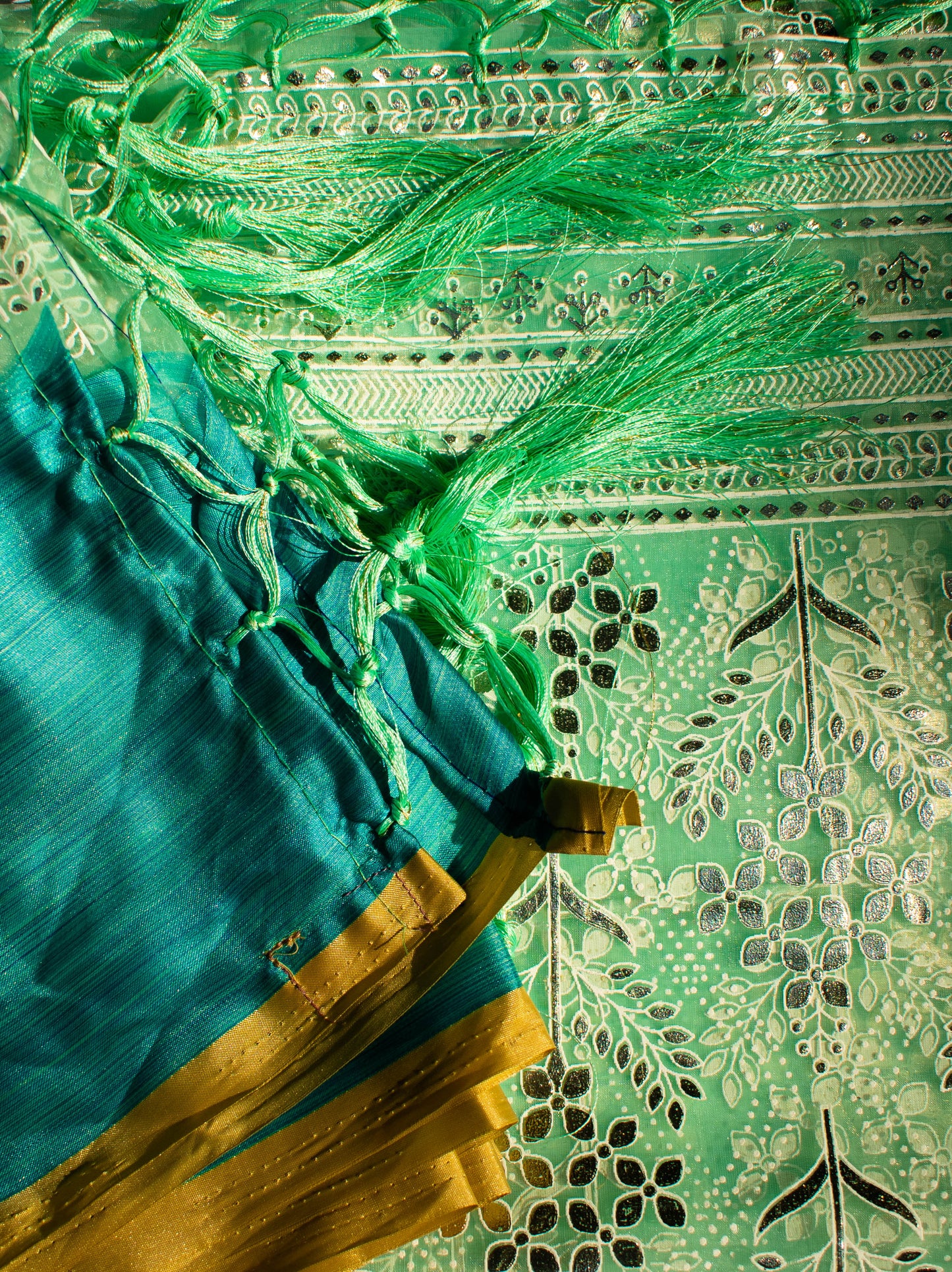 Ferozi Green Dupatta