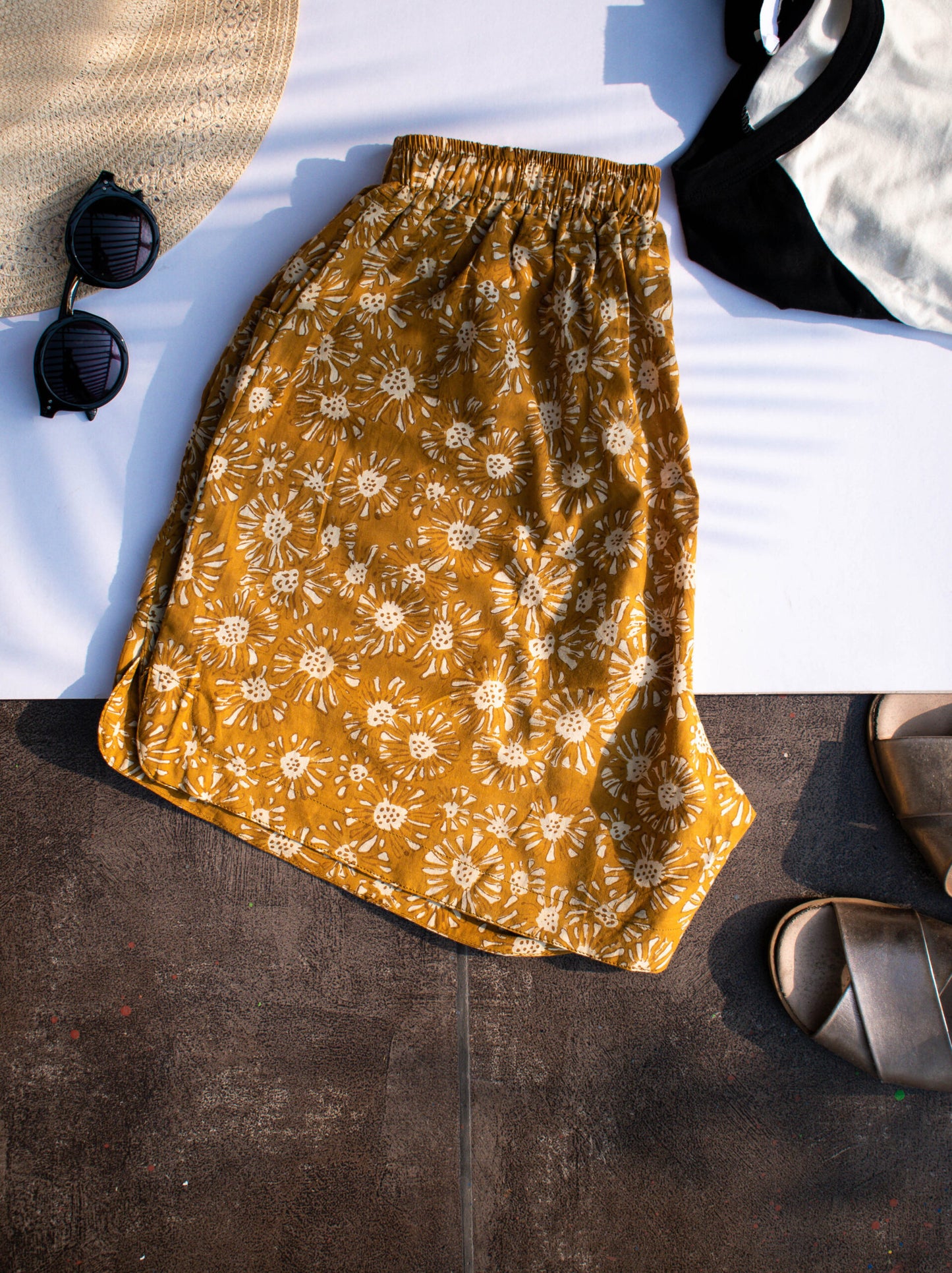Sunshine BlockPrint Shorts