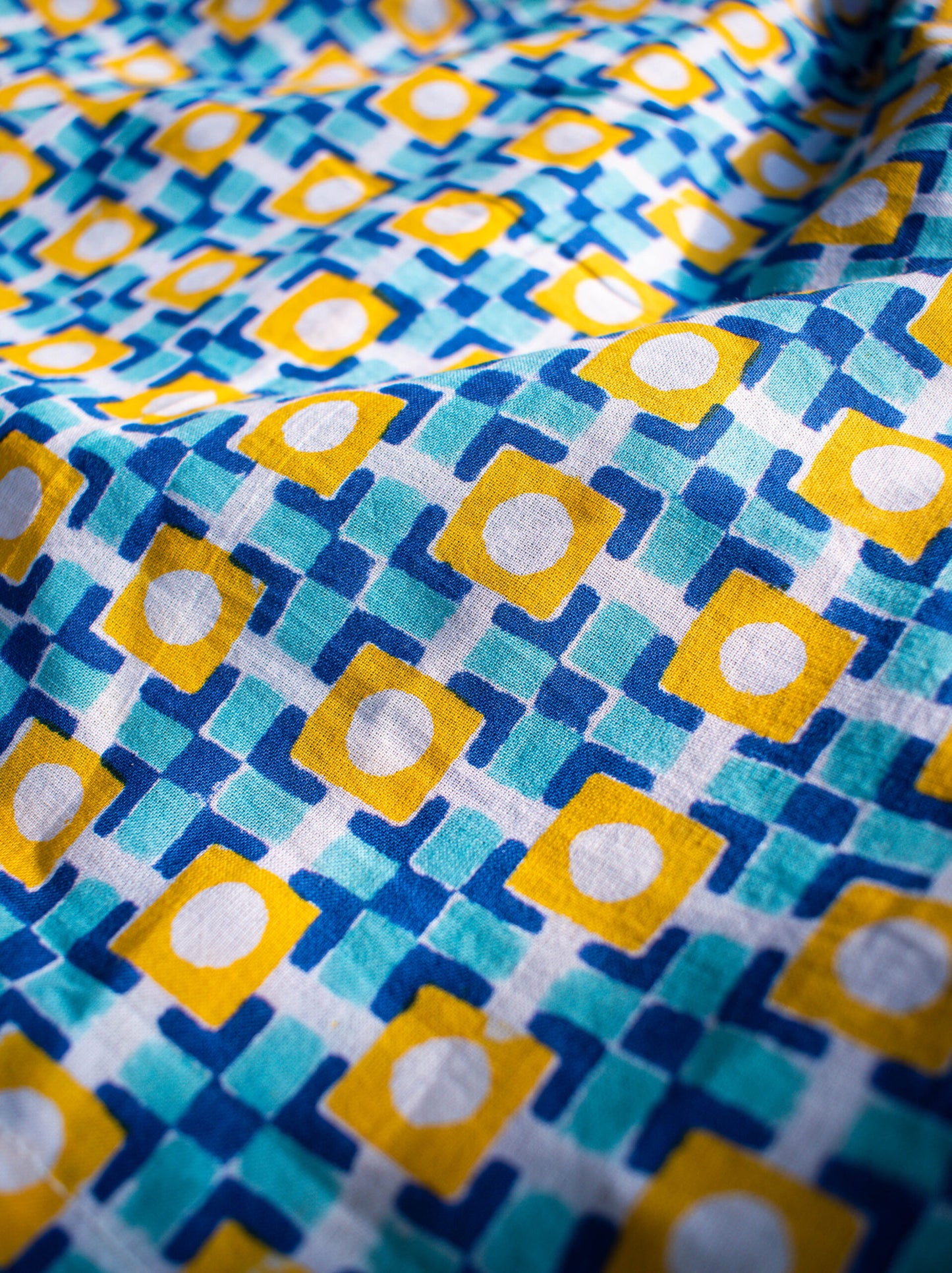 Ocean Feels BlockPrint Shorts