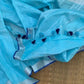 Sky Blue Handwoven Linen Saree