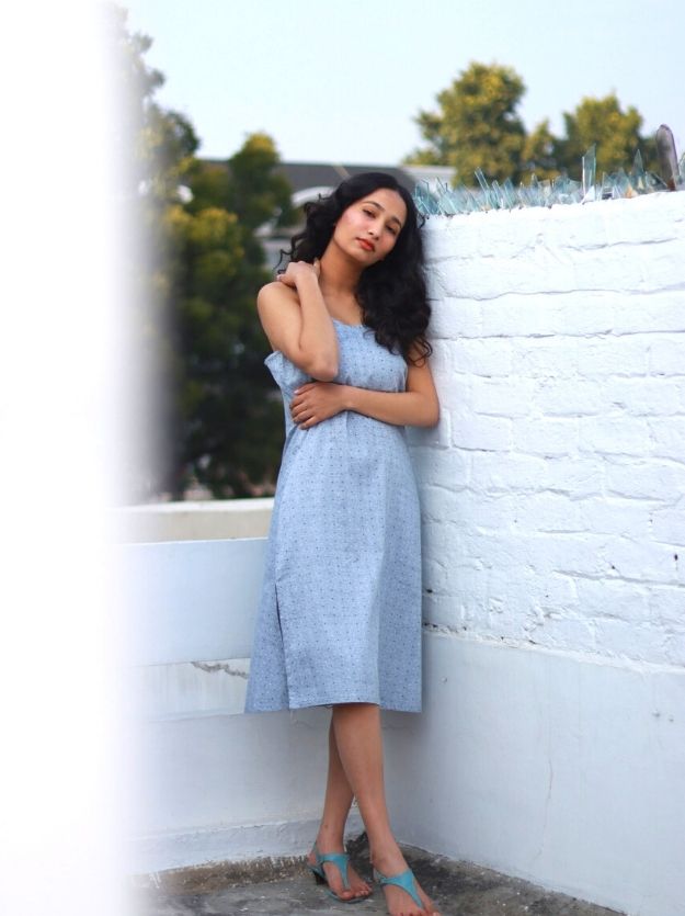 Geometric Slip Dress