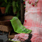 Red White Linen Shibori Saree