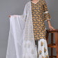 Block Printed Gharara Set (Set of 3)