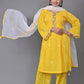Yellow Bandhani Set (Set of 3)