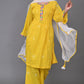 Yellow Bandhani Set (Set of 3)