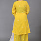 Yellow Bandhani Set (Set of 3)