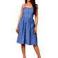 Denim Fit & Flare Dress