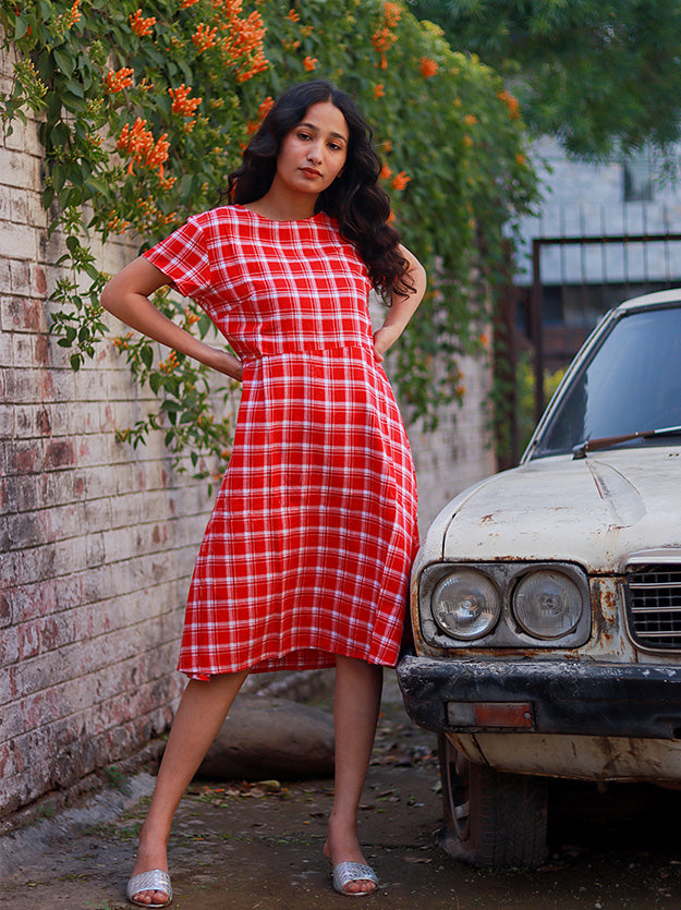 Red Midi Dress