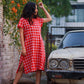 Red Midi Dress