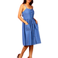 Denim Fit & Flare Dress