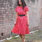 Red Midi Dress