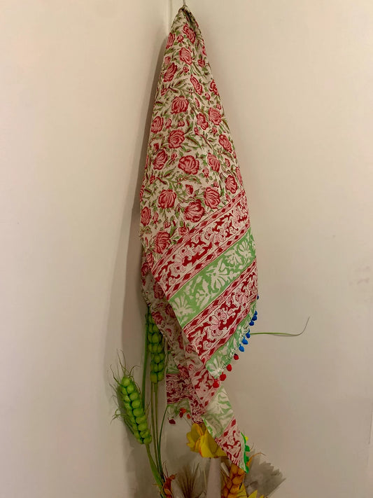 Floral Mul Cotton Stole