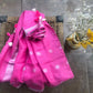 Hot Pink Linen Dupatta