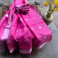 Hot Pink Linen Dupatta