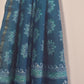 Green Lotus Block Print Chanderi Dupatta