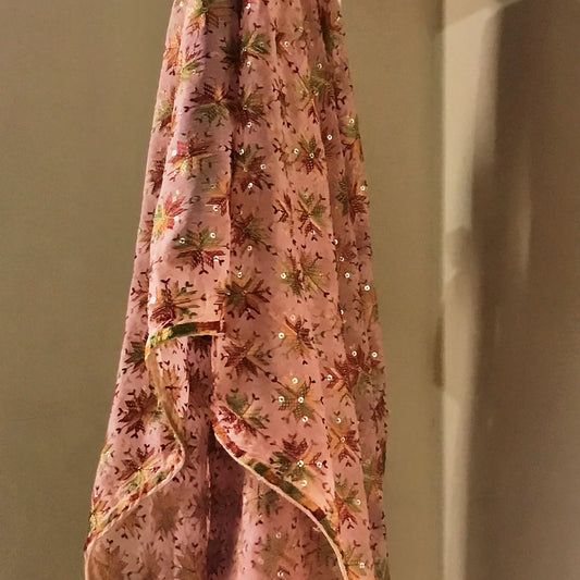Pink Phulkari Dupatta