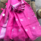 Hot Pink Linen Dupatta