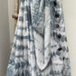 Grey Shibori Linen Saree