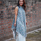 Grey Floral Kaftan