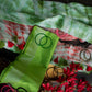 Red Green Shibori Linen Saree