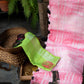 Pink Shibori Linen Saree