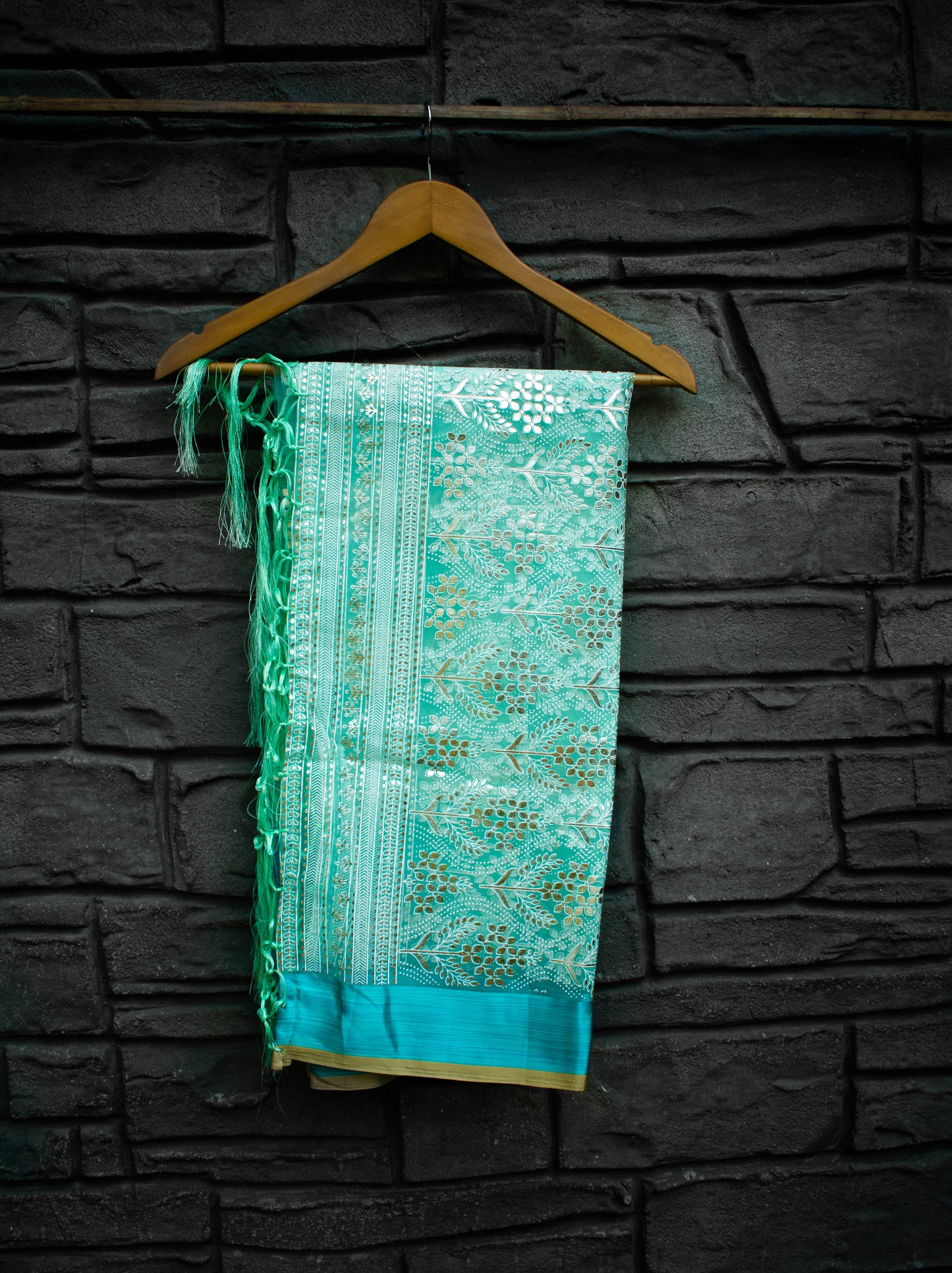 Ferozi Green Dupatta