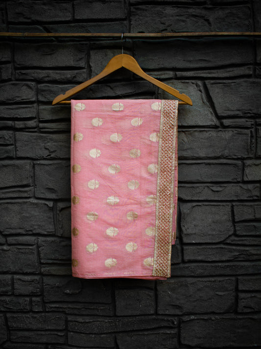 Golden & Pink Dupatta