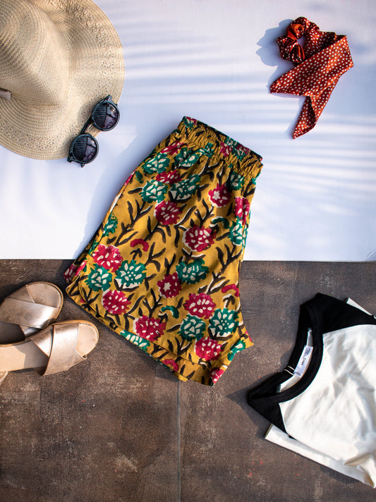 Summer Ready BlockPrint Shorts