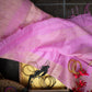 Pink Handwoven Linen Saree