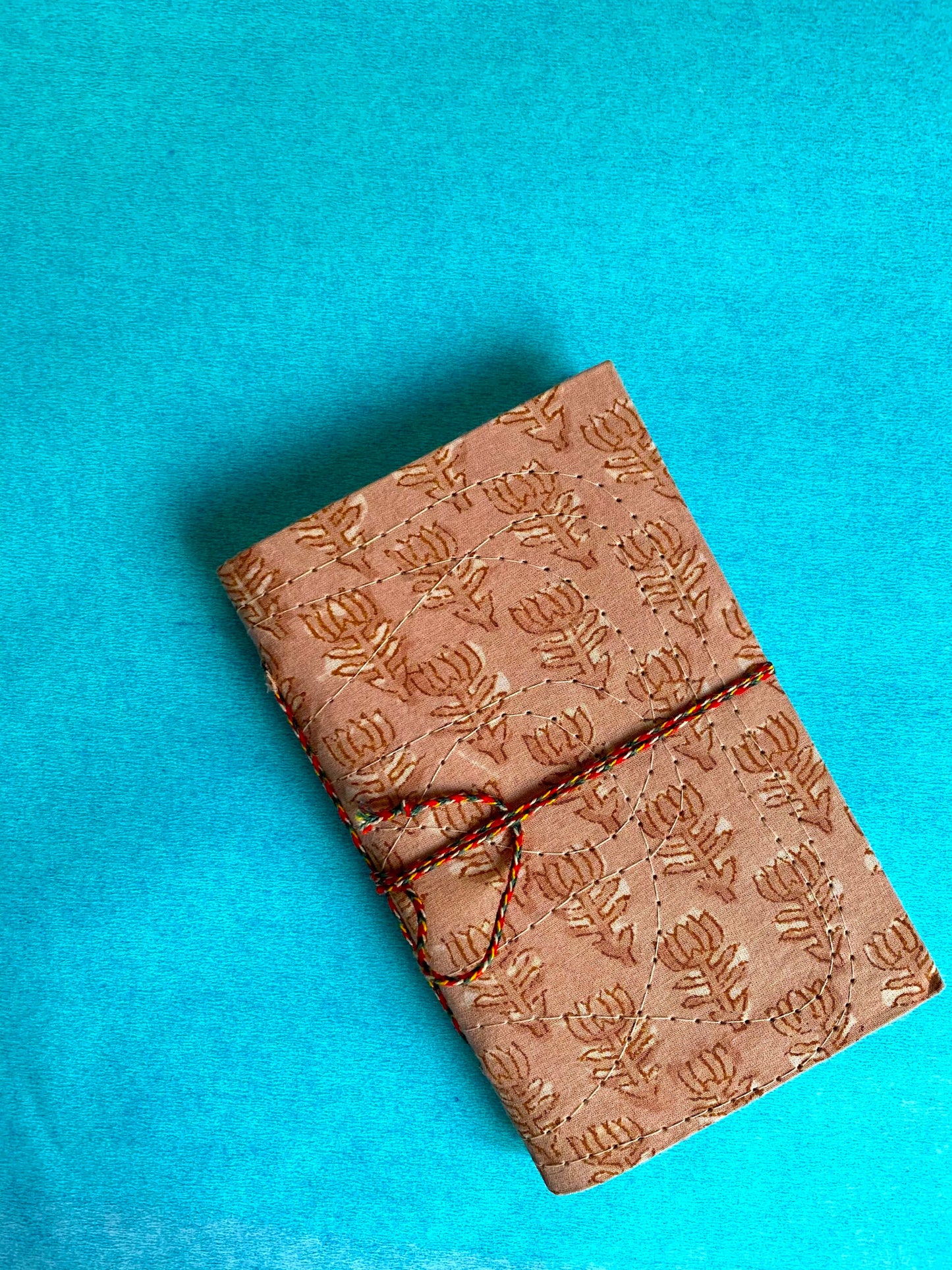 Handblock Print Bahi-khata Diary (A6)