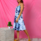 Abstract Camisole Dress