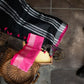 Black Handwoven Linen Saree