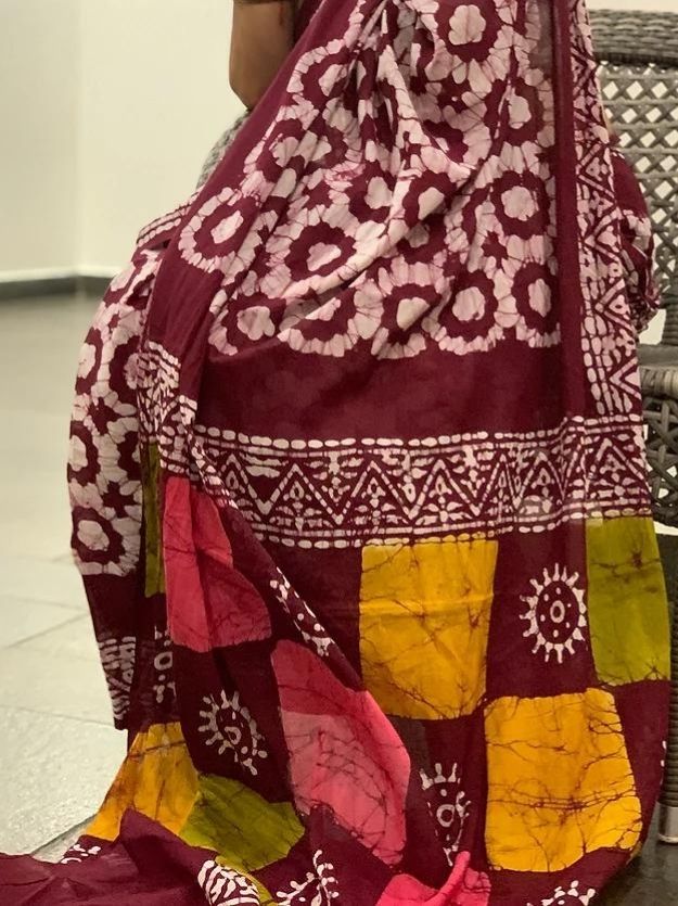 Floral Mul Cotton Saree