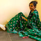 Green Floral Mul Cotton Saree